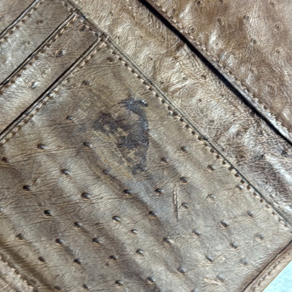 Vintage Genuine Ostrich Exotic Leather Wallet - Picture 7 of 7